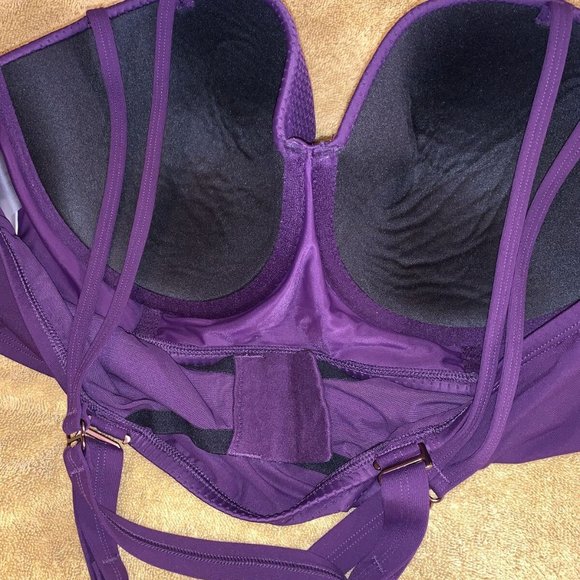 Calia Long Line Bikini Top 40D - Picture 6 of 8